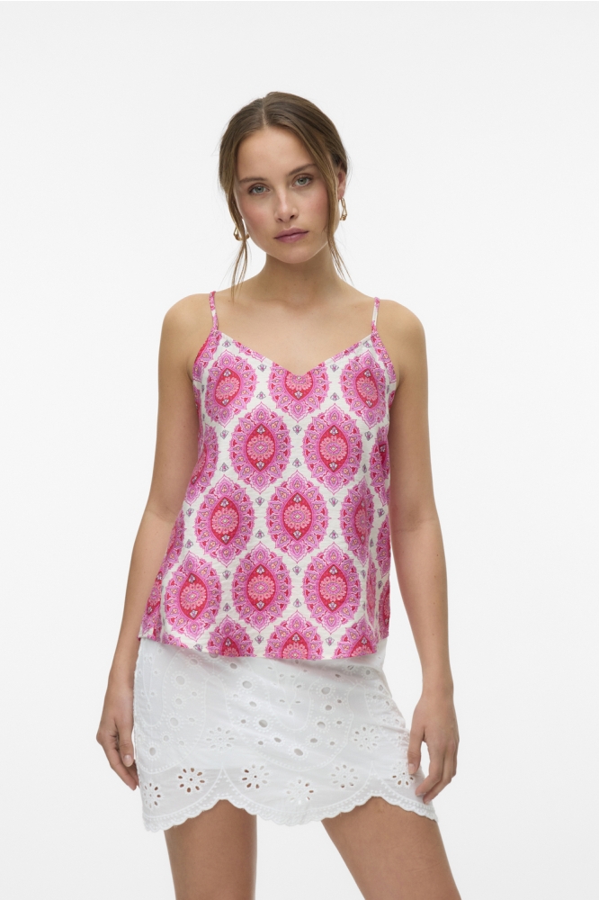 VMEVELI SINGLET TOP WVN LCS GA 10333809 BIRCH/EVELI AOP